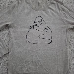 Boots Light Gray Knit Sweater